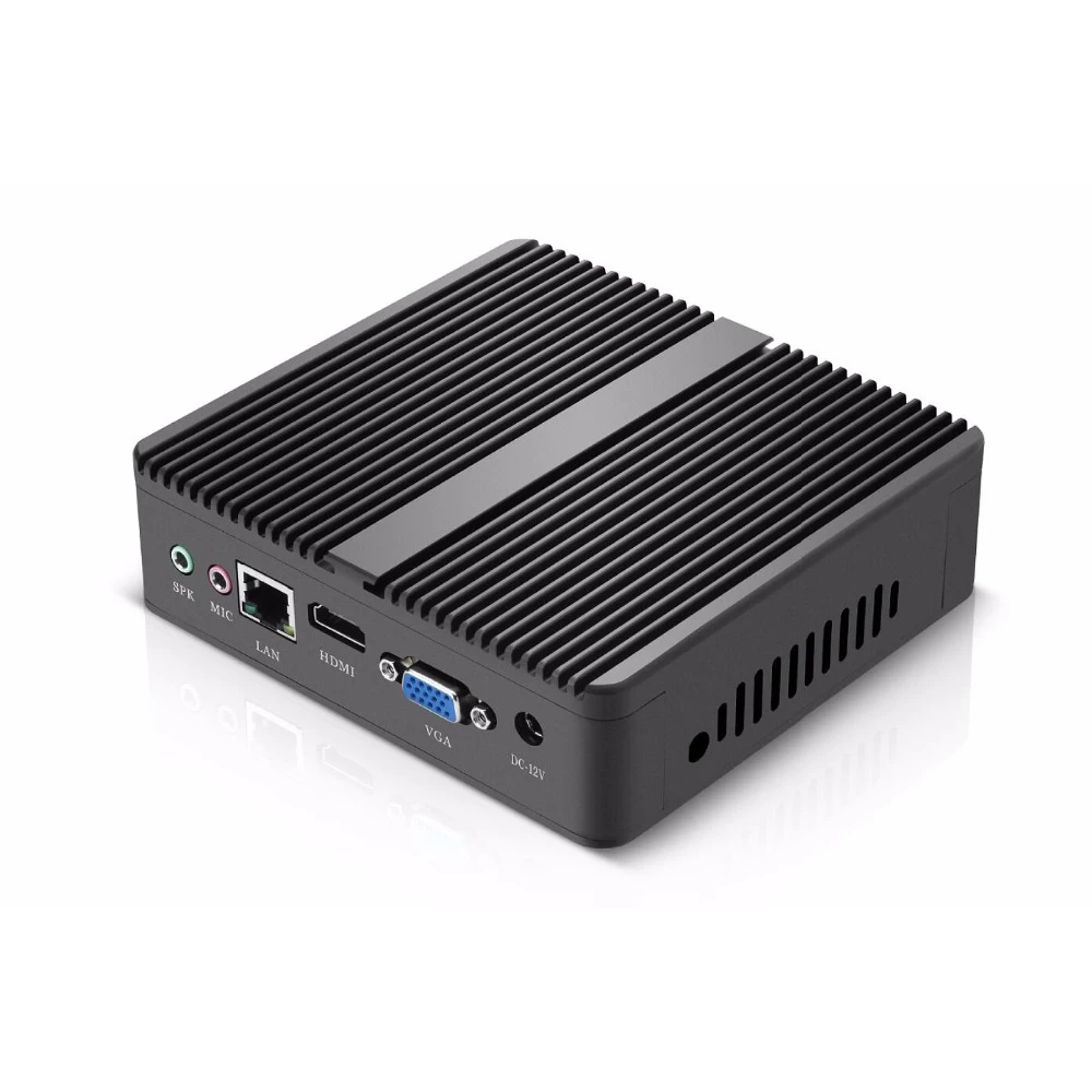 Kaufen Intel Pentium 4415U Fanless Mini PC HTPC HDMI VGA Display 6xUSB 300Mbps WiFi Gigabit Ethernet Unterstützung Windows 10 Linux