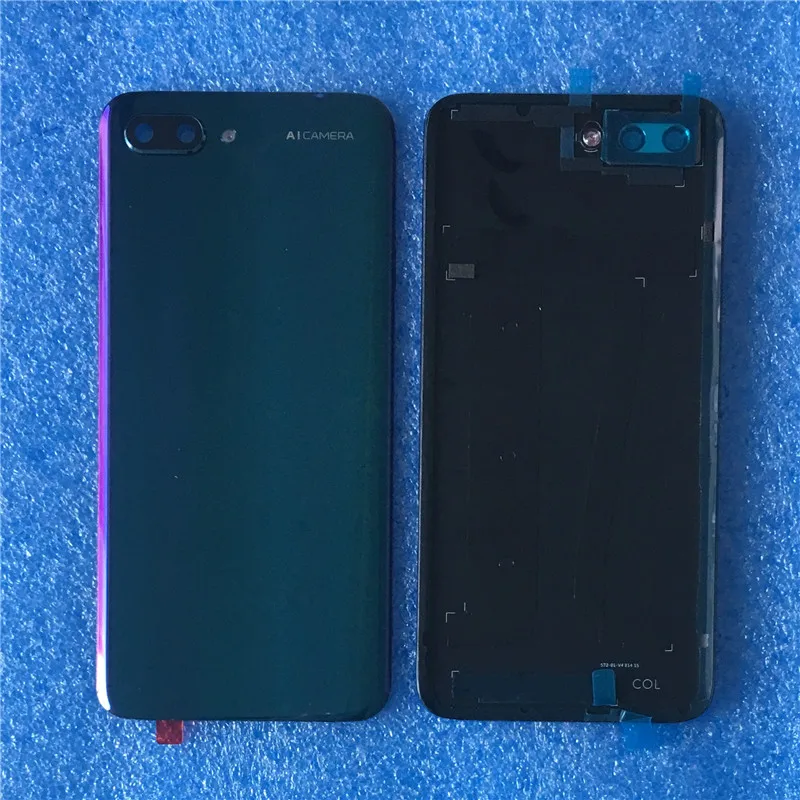 Для huawei Honor 10 Axisinternational, стеклянная задняя крышка для батареи, чехол+ стеклянный объектив, без боковых клавиш, для Honor 10, задний корпус