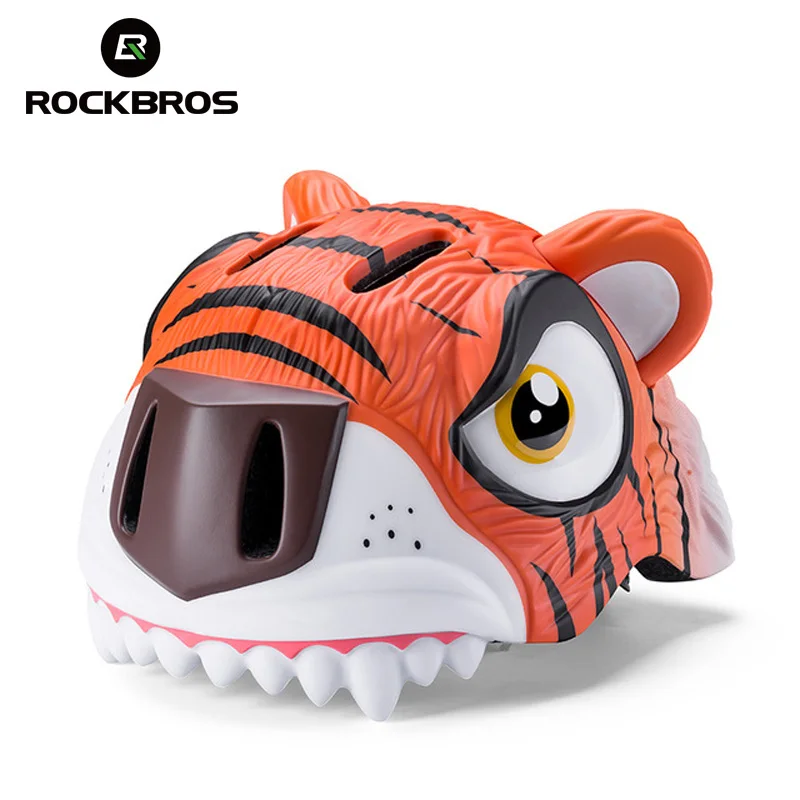 ROCKBROS детский шлем с изображением животных из мультфильма велосипедный