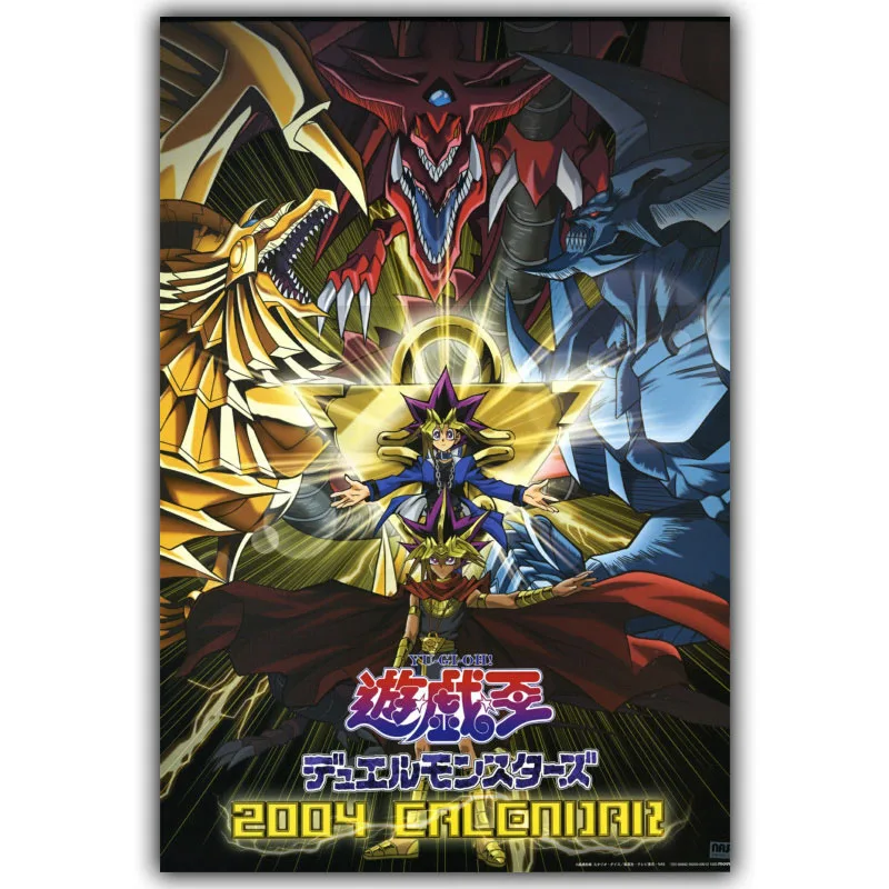 Yu-Gi-Oh Yu Gi Oh YuGiOh Slifer The Sky Dragon классические аниме художественные настенные изображения для украшения гостиной спальни Шелковый плакат с принтом