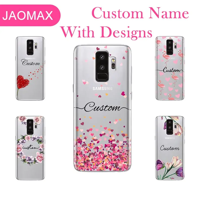 Jaomax персонализированный Чехол для телефона Samsung Galaxy S9 S7 edge A5 S8 Plus Note 8 Мягкий