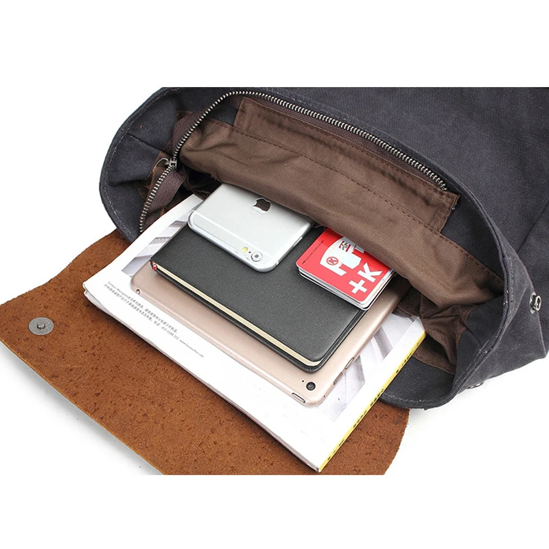 

Luxury Brand Designer Men Leather Backpack for Girls Crazy Horse Vintage Daypack Canvas Rucksack Vintage Handmade Tote