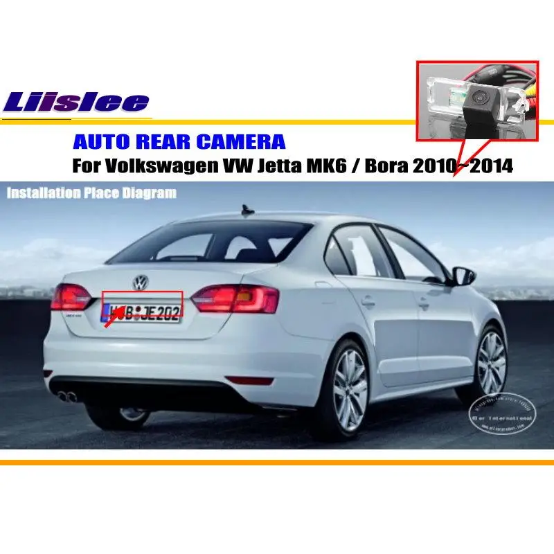Автомобильная камера заднего вида для Volkswagen VW Jetta MK6 / Bora 2010 ~ 2014 парковочная
