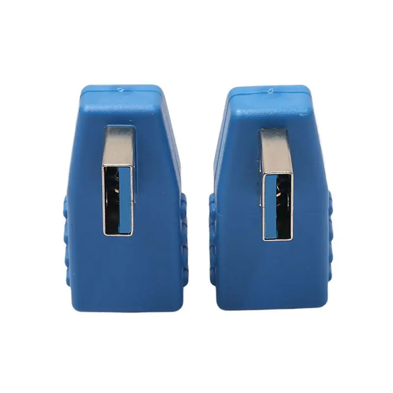 IG-2-Pack Супер Скоростной USB 3 0 Вертикальный левый угол и правый адаптер папа к