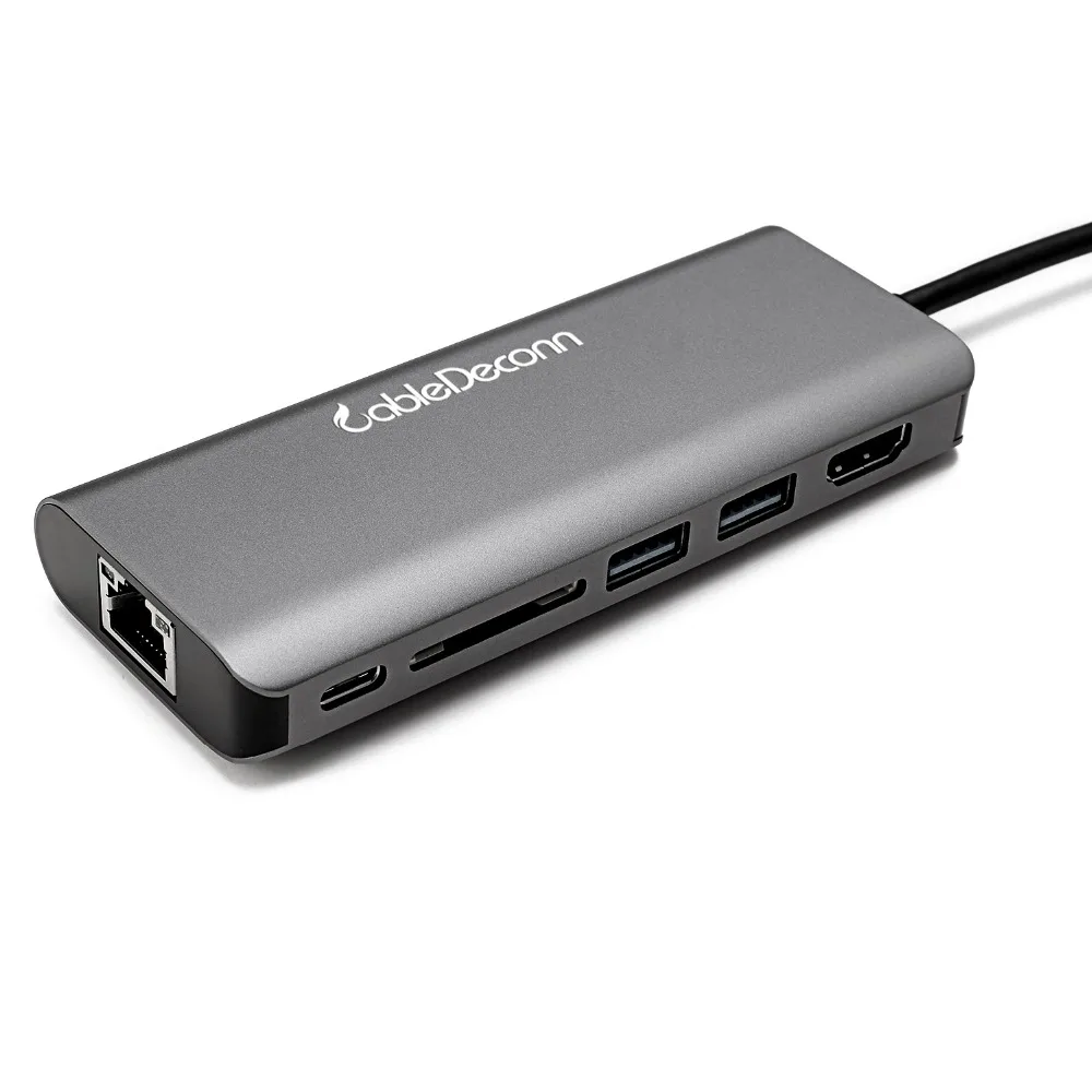 Thunderbolt 3 док-станция для usb3.1 type-c usb концентратор hdmi RJ45 многопортовый Адаптер hub