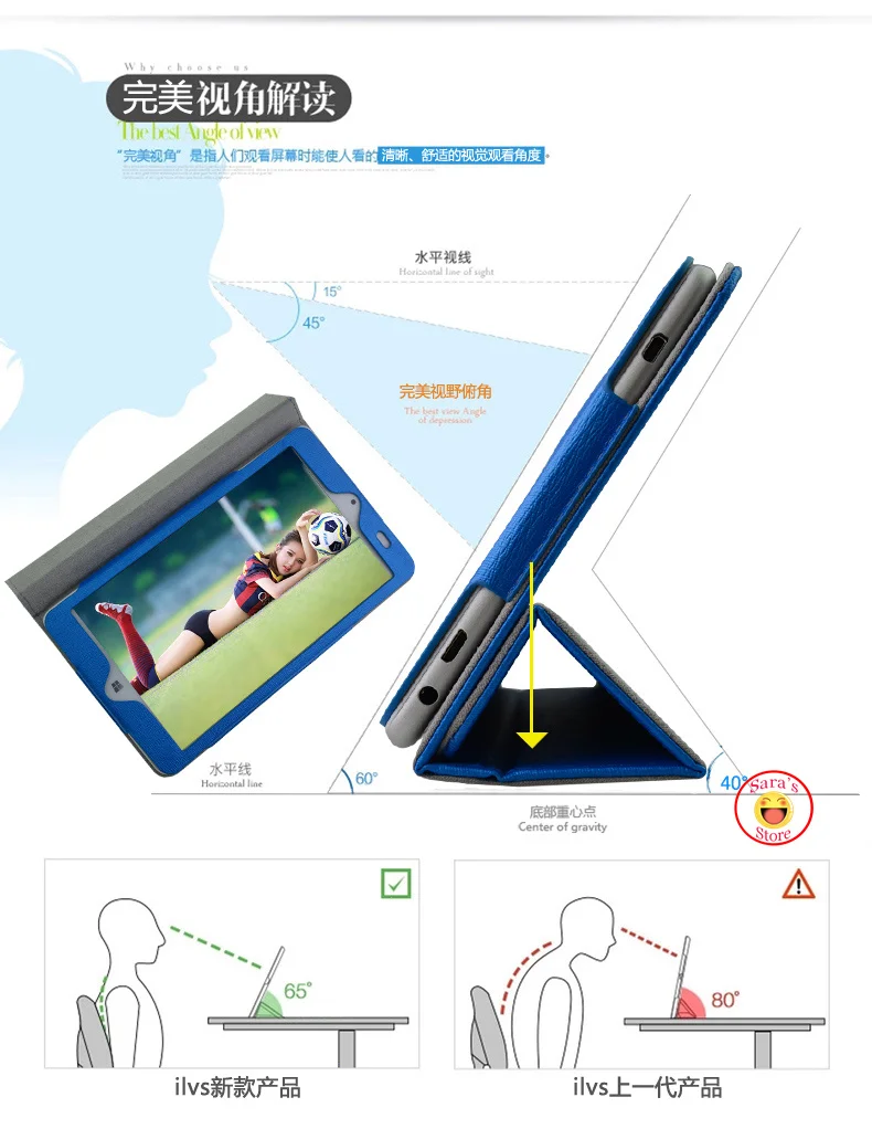 Высококачественный чехол из искусственной кожи для планшета Teclast X80 Power 8 дюймов
