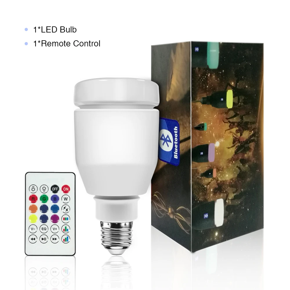 Светодиодная лампа Vintagelll RGB 7 Вт E27 220 В светодиодная лампочка беспроводной