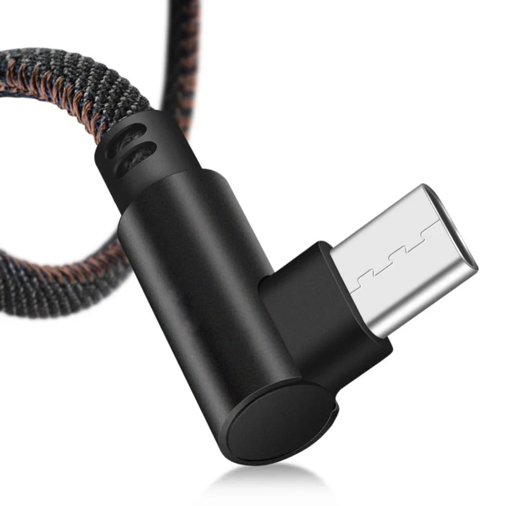 ECOS высококачественный практичный 0,25 м тип-c 90 градусов под прямым углом USB 3,1 кабель для синхронизации данных и зарядки медный сердечник для type C Android
