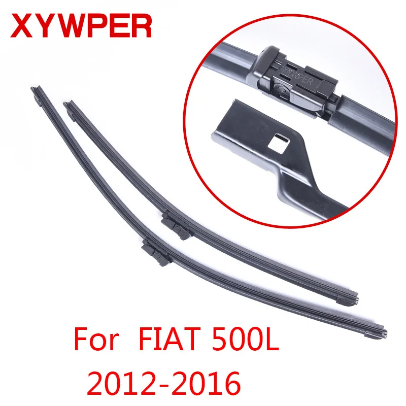 

XYWPER щетки стеклоочистителя для Fiat 500L 2012 2013 2014 2015 2016 автомобильные аксессуары мягкие резиновые стеклоочистители