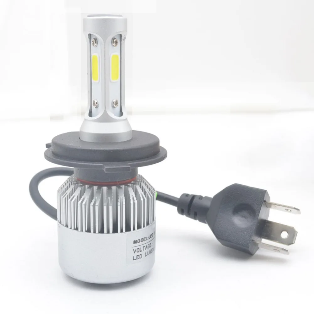 H4 LED авто свет 9003 HB2 Hi/Lo луч светодиодные фары лампы 72 Вт 8000LM Автомобильные