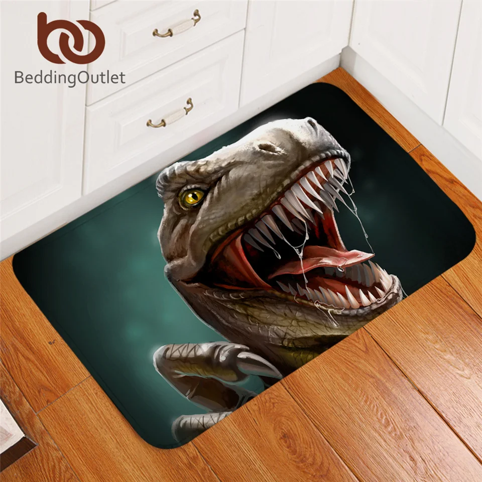 Коврик BeddingOutlet с динозавром для мальчиков ковер из Юрского периода 3D рисунком