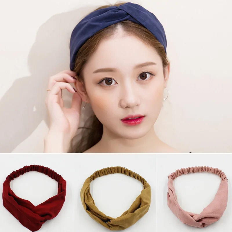 Новые модные узловые головные ободки с цветочными мотивами, перекрещенные тюрбаны с эластичной обивкой для волос, аксессуары для волос для девочек и женщин, банданы.