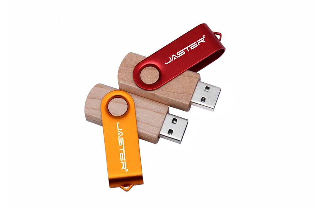 JASTER 10 шт. бесплатный логотип цветной металл+ клен дерево usb флеш-накопитель 4 ГБ 8 ГБ 16 ГБ 32 ГБ 64 ГБ 128 ГБ wediing персональные подарки