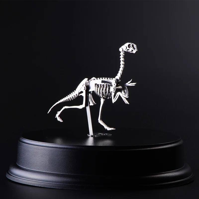 Креативная металлическая модель Oviraptor динозавры готовой продукции без сборки Обучающие игрушки коллекция домашнего интерьера настольные поделки