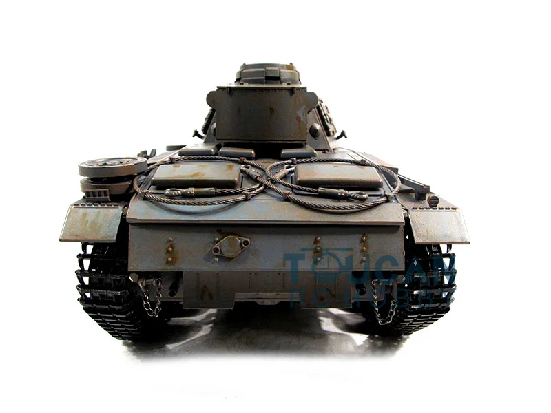 100% Металл Mato 1/16 Panzer III RC Tank KIT Модель инфракрасный Recoil серый 1223 TH00664|rc tank kit|rc tankpanzer iii