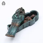 Творческий смолы Египет Мумия фигурка Скульптура череп ремесло Статуи для украшения домашние украшения для Хэллоуина декор аквариума подарок