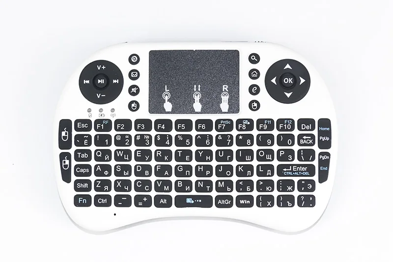 I8 Мини-Клавиатура английская версия i8 Air mouse Мультимедийный пульт дистанционного управления Сенсорная панель портативная клавиатура для Android tv BOX PC Lapto