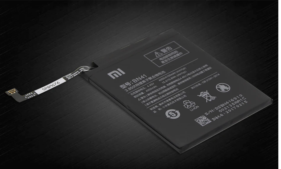Крепление для спортивной камеры Xiao mi BN41 Батарея для спортивной камеры Xiao mi чехол для Redmi Hongmi 4/Note 4X MTK Helio X20 4000 мА/ч, мобильный телефон с внешним аккумулятором Аккумуляторы мобильных телефонов+ Инструменты