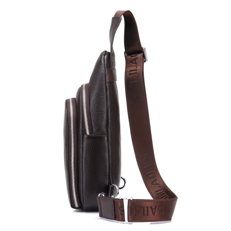 Новая мода маленькая сумка через плечо нагрудная мужская кожаная Bolsa masculina pequena