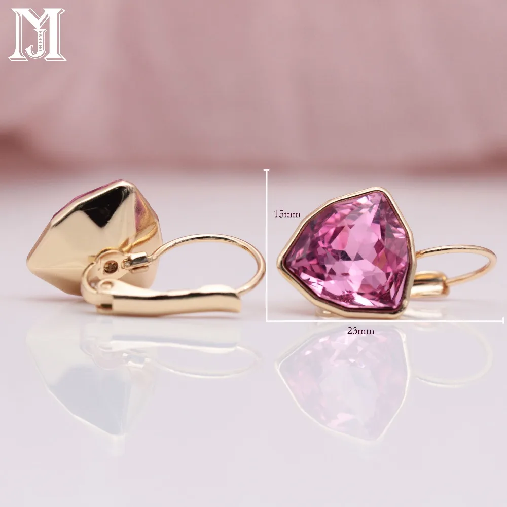 JiaMu Модные Swarovski маскирующие солнечные очки с цветными кристаллами 585 розовое
