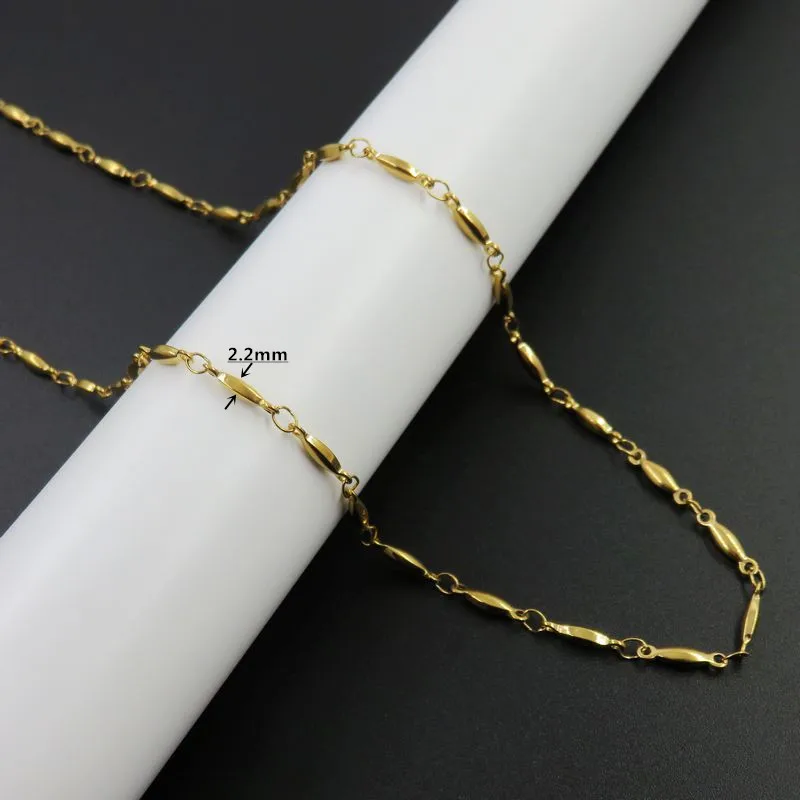 Gold Color Золотая цепочка для женщин модное ожерелье с сердцем из нержавеющей стали женские ювелирные изделия подарок ожерелье - Окраска металла: Gold Color