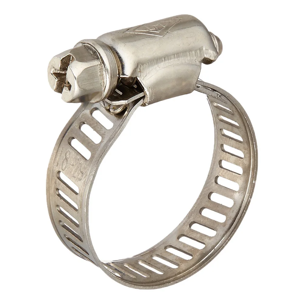 Новые 5 шт регулируемые хомуты для шланга с червячным приводом 19 мм 29