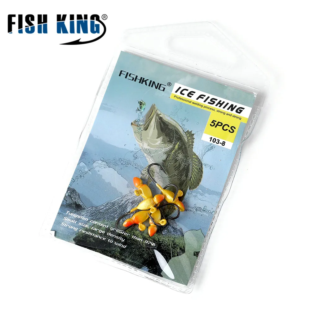 FISH KING 5 шт./лот 1 г/1 7 г приманка для подледной рыбалки джиг свинцовая наживка