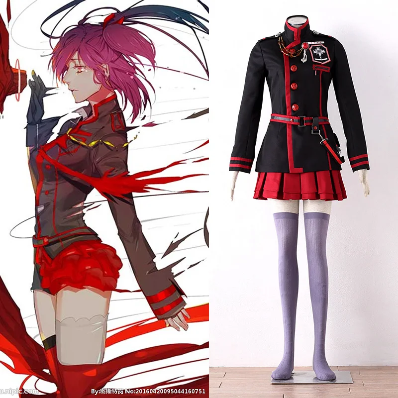 В стиле аниме Серый Человек Косплэй костюм Lenalee ли форма Костюм классный комплект