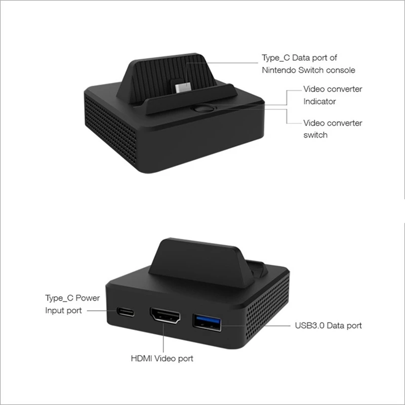 Для переключателя Hdmi видео основание конвертера портативный Tv Base Converte Fashion |
