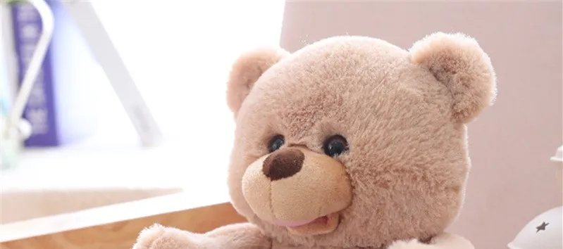 soft bear long hair VIP Ссылка для электронные плюшевые игрушки собака слон медведь - Цвет: soft bear long hair