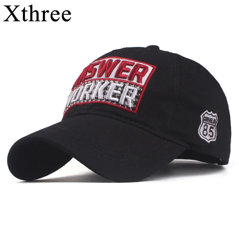 Xthree новинка 2019 хлопковая Мужская бейсболка Снэпбэк кепки casquette gorras летняя