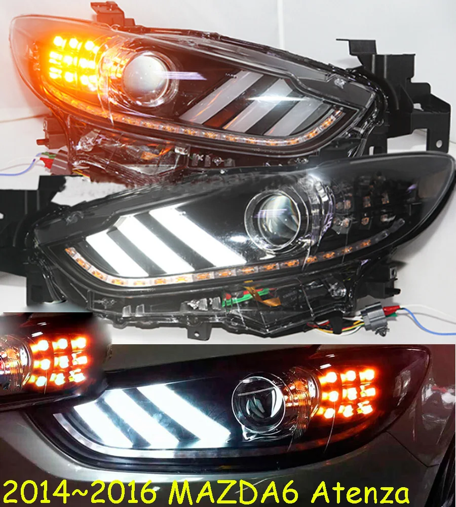 

1set Car Styling for mazda 6 Mazda6 Atenza Headlight HID xenon 2014~2016y car accessories head lamp for Mazda6 Atenza fog lamp