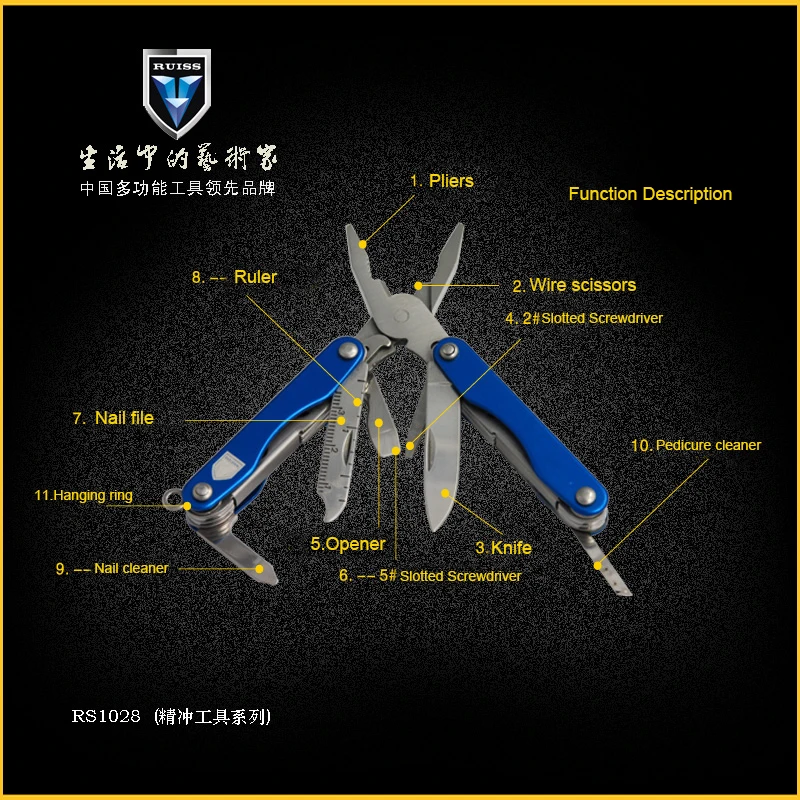 Многофункциональный плоскогубцы мини нержавеющей стали складной сочетание