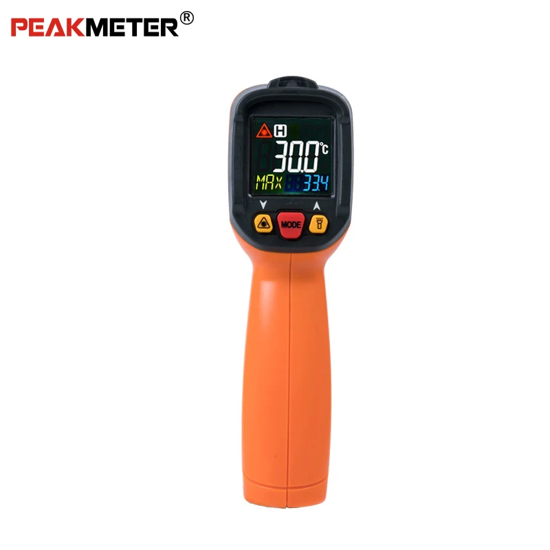 PEAKMETER PM6530C ЖК ручной лазерный цифровой ИК инфракрасный термометр Температура-50~ 800 с K Тип окружающего УФ-светильник