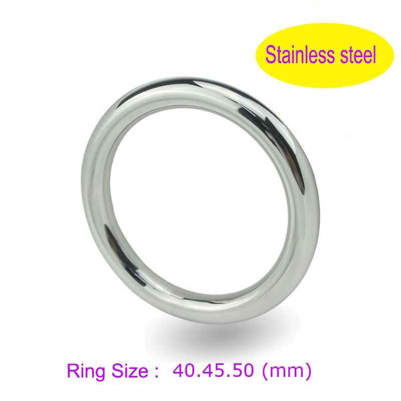 Кольцо из нержавеющей стали с 3 размерами для эякуляции кольцо пениса физическим