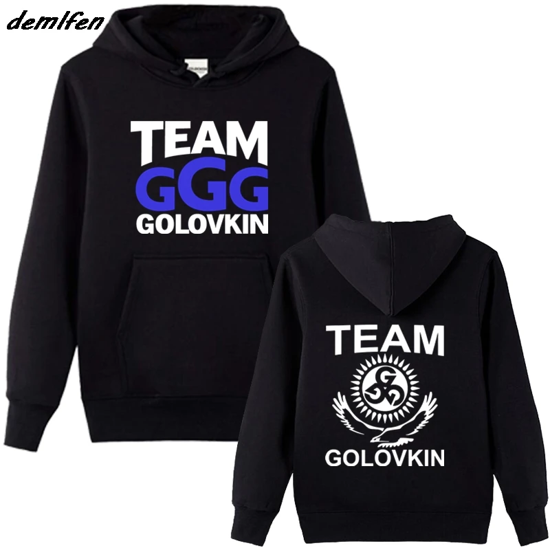 Толстовка GGG Gennady Golovkin Team Boxinger классная Повседневная флисовая толстовка модная с