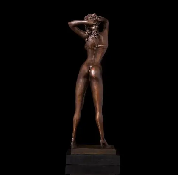 20 &quotArt Deco Скульптура сексуальный женский для девочек Женский бронзовая