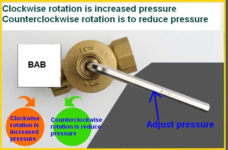 DN32(1-1/4 &quotдюйм) Манометр поддерживающий клапан латунный регулятор давления