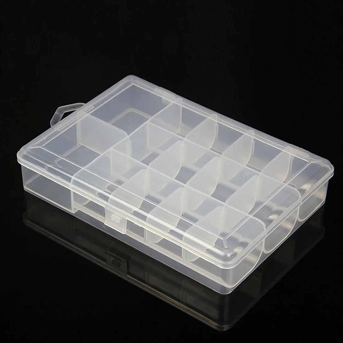 Регулируемый 14 сетки съемные электронные компоненты коробка для хранения в