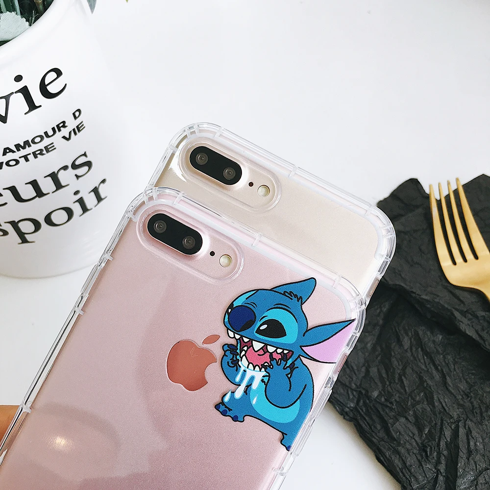 Модный прозрачный чехол для iphone 8 7 6 S Plus X XR Xs Max мягкий телефона |