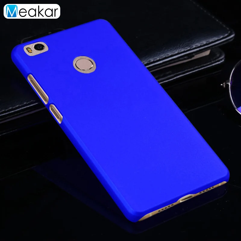 Матовая Пластик Coque 5.0For Xiaomi mi 4S чехол для Xiaomi mi 4S mi 4S mi 4/4S чехол для телефона чехол-лента на заднюю панель - Цвет: blue