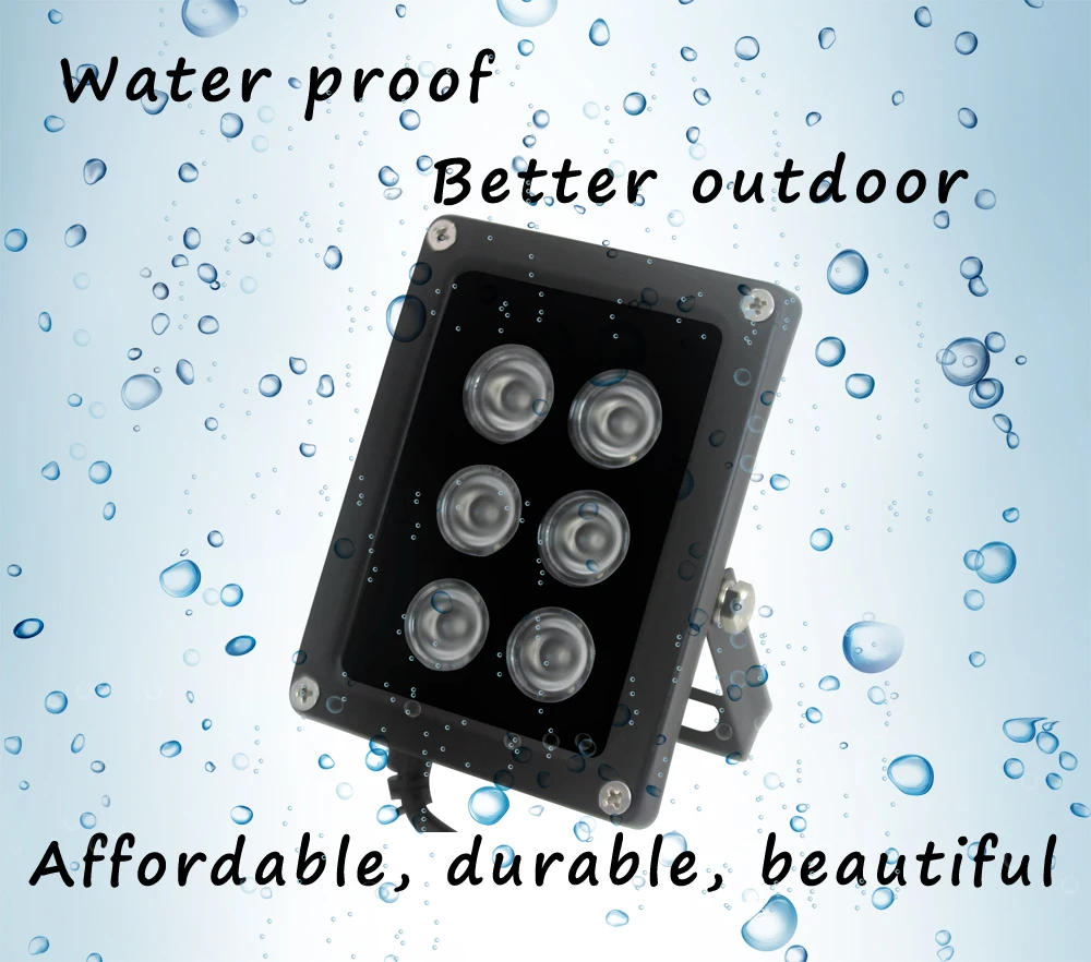 Миниатюрный водонепроницаемый супер инфракрасный светодиодный светильник с