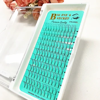 5Trays 4D Premade Volume Lash Fans Short Stem Extension Russian False Individual Eyelashes Free Shipping Other Image