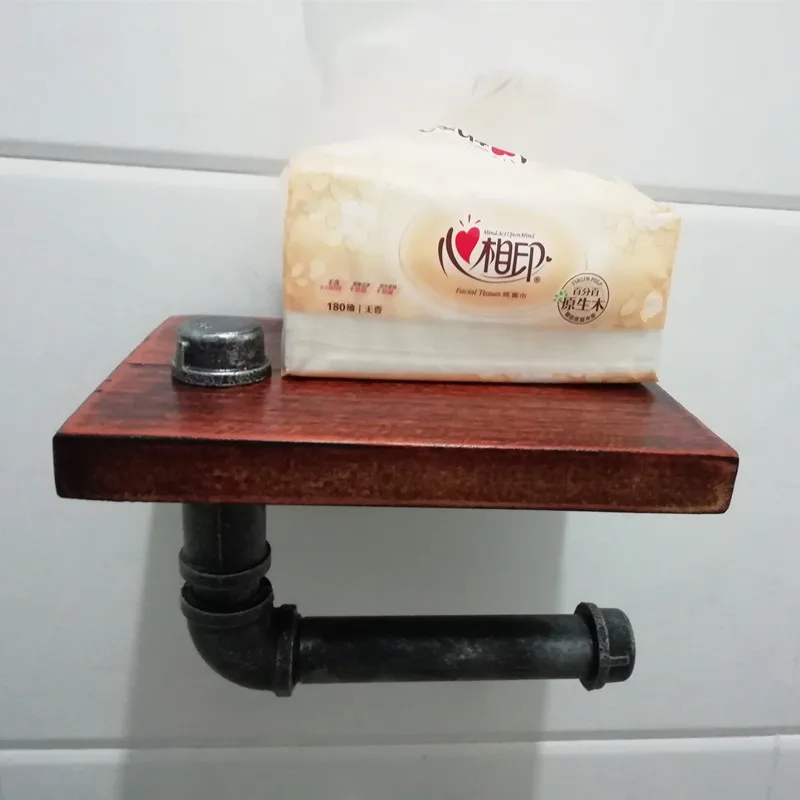 Городское промышленное настенное крепление деревянная полка для хранения