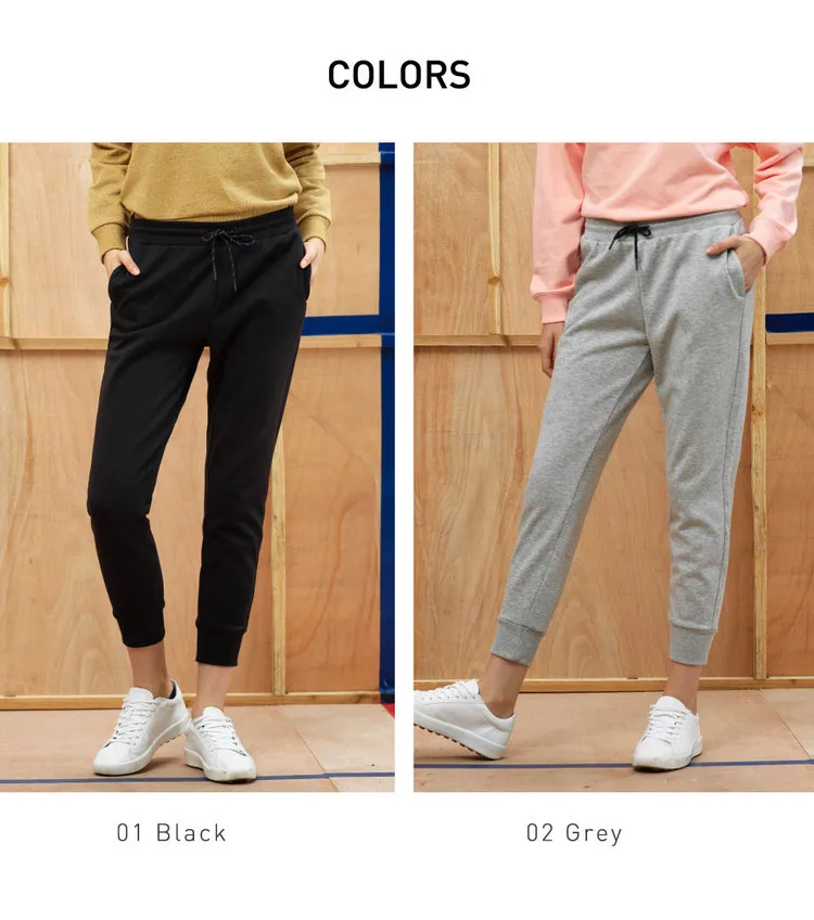 Giordano женские спортивные утеплённые брюки на эластичной талии с резинкой