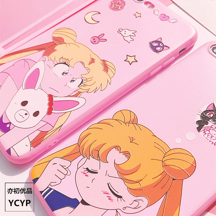 Чехол для iphone XS Max Sailor Moon+ пленка для экрана из закаленного стекла, Чехол для карт Sakura для iphone X XR 6 6 S 7 plus 8 8 plus