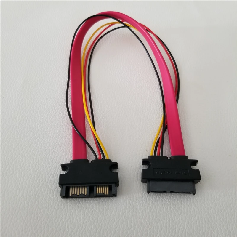 SATA 7 + 6 контактов штекер гнездо оптический привод удлинитель данных кабель