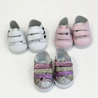 new arrival dolls shoes for 43cm born baby and 13 bjd doll suit reborn babe 18 inches american doll cute sport shoes 7cm