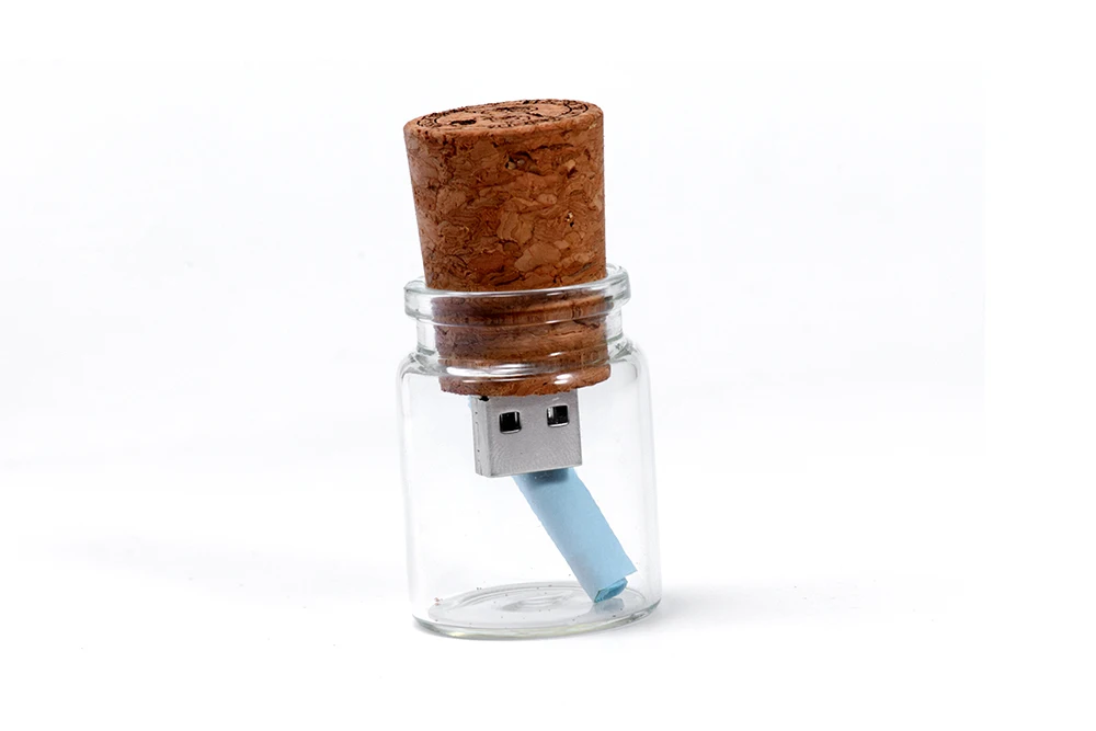 SHANDIAN логотип индивидуальные стеклянные бутылки USB+ коробка флэш-накопитель Флешка 64 ГБ 32 ГБ 16 ГБ 4 ГБ карта памяти фотографии свадебные подарки
