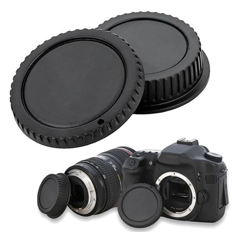 Just Now 2 шт. Крышка корпуса камеры и Задняя крышка объектива Canon для камер EOS Mark III IV 7D